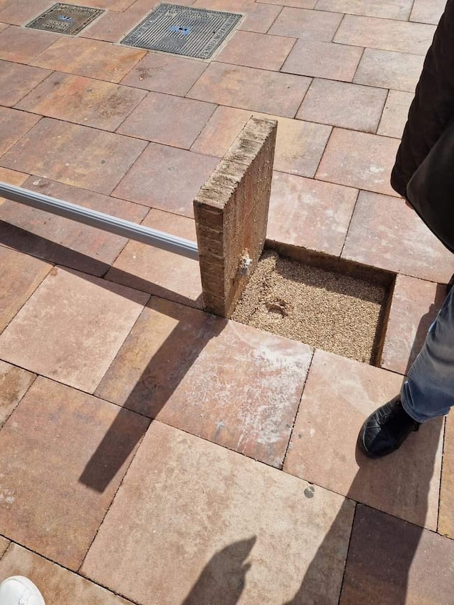 Zona donde se produjo el suceso