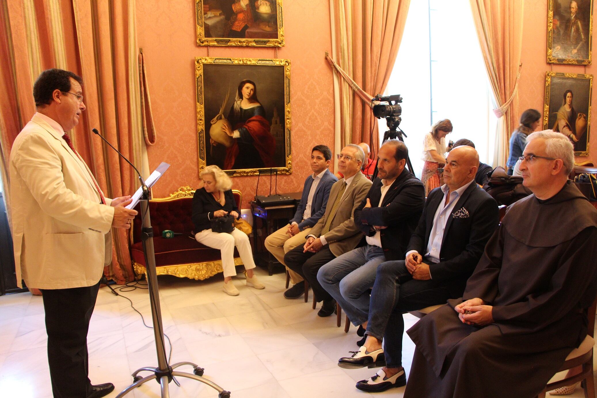 Juan Carlos Cabrera, durante la presentación de las actividades del Corpus