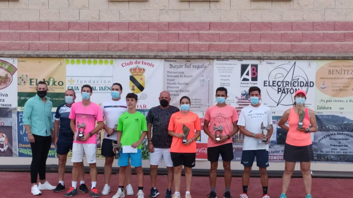 Micaela Molero y Sergio Prieto ganadores del XII Maratón de Tenis 'Club de Tenis Jódar'