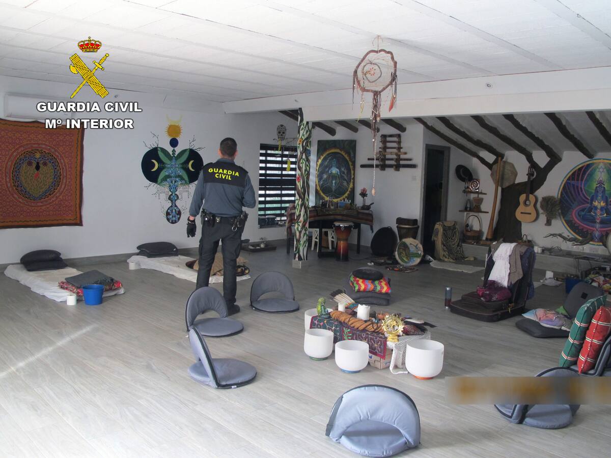 Desmantelada en Yecla una casa de retiros espirituales donde se practicaban rituales de sanación chamánicos