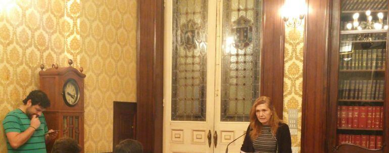 La Marea en rueda de prensa para eplicar las alegaciones a los presupuestos