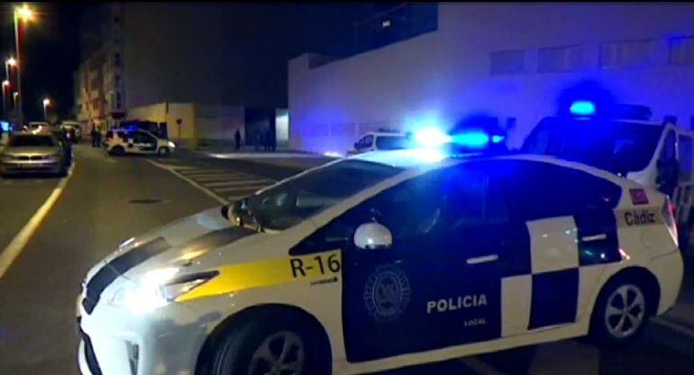 Imagen del último accidente de moto ocurrido en Cádiz, en el Paseo Marítimo