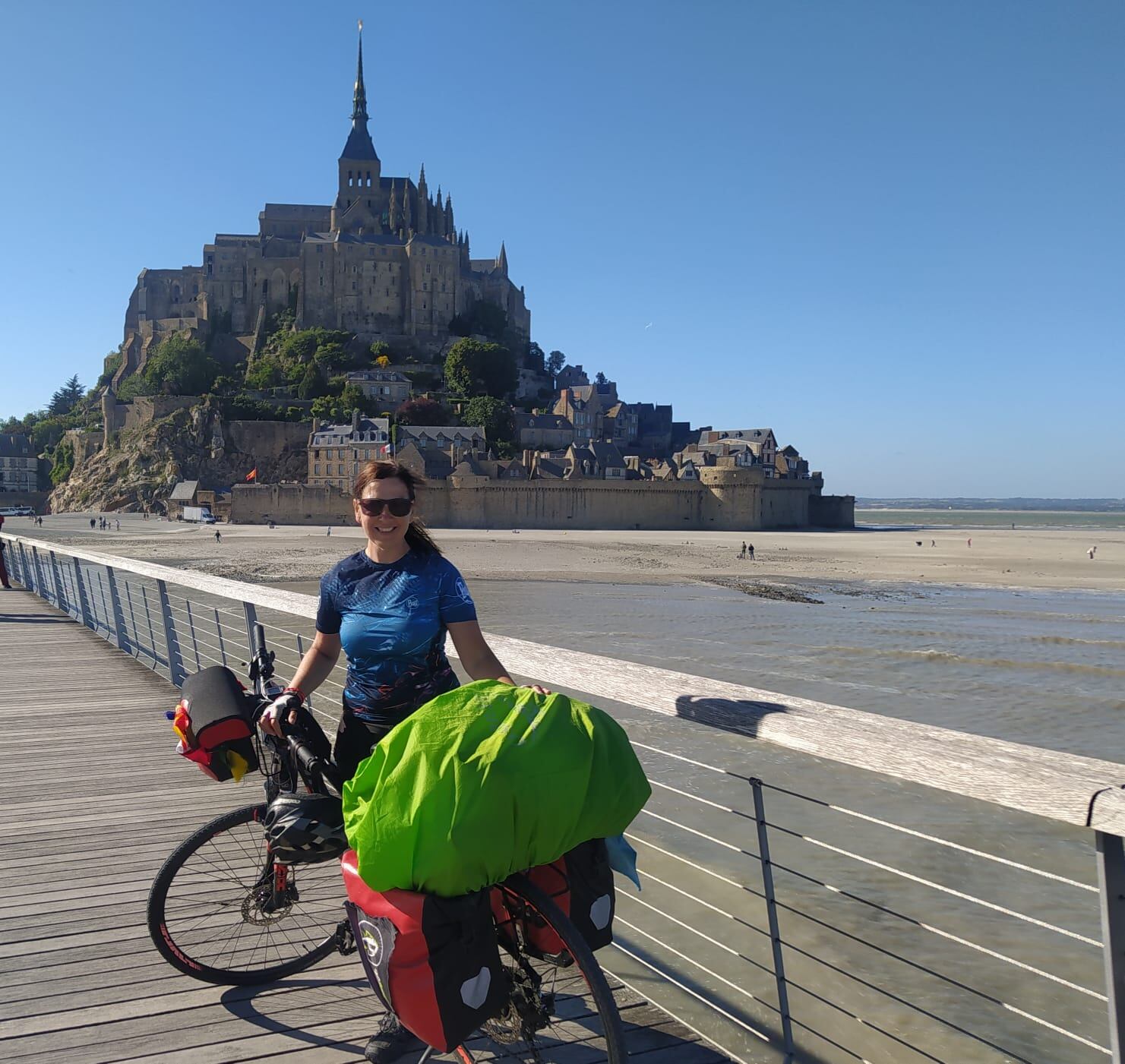 Frente al Mont Saint Michel