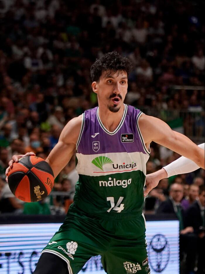 El alero del Unicaja Nihad Djedovic, uno de los jugadores importantes para disputar el play off por el título