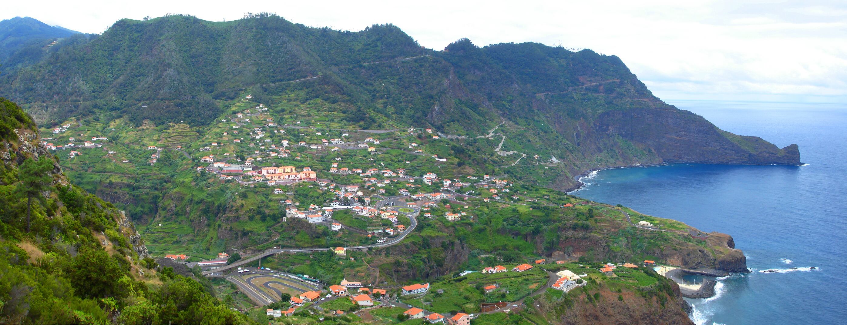 Vista panorámica de Faial