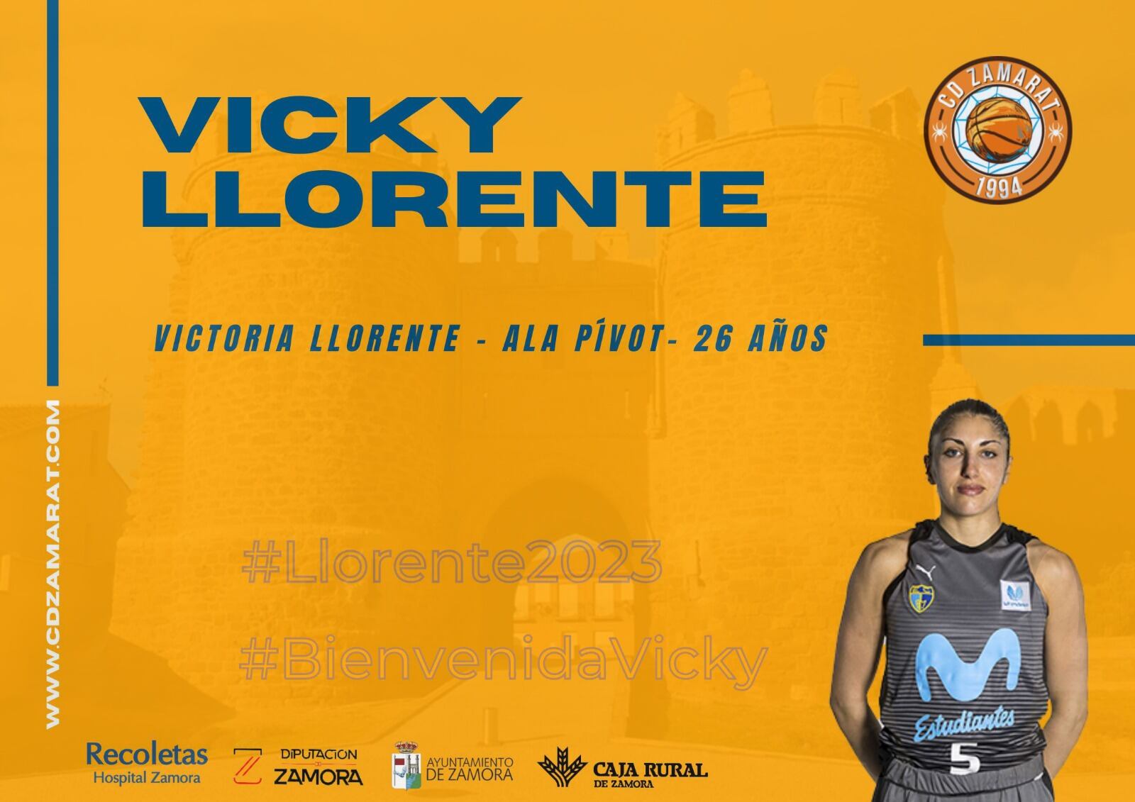 Vicky Llorente, primer fichaje naranja