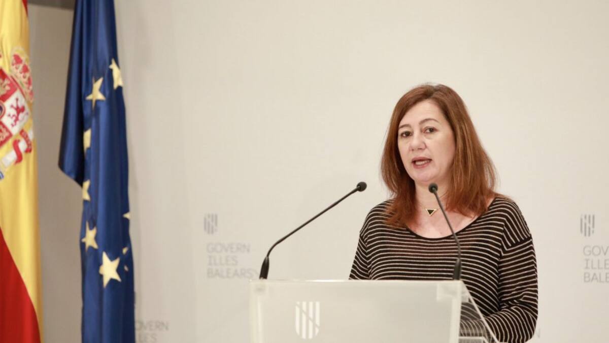 Armengol: "La situación económica en Balears será más complicada"