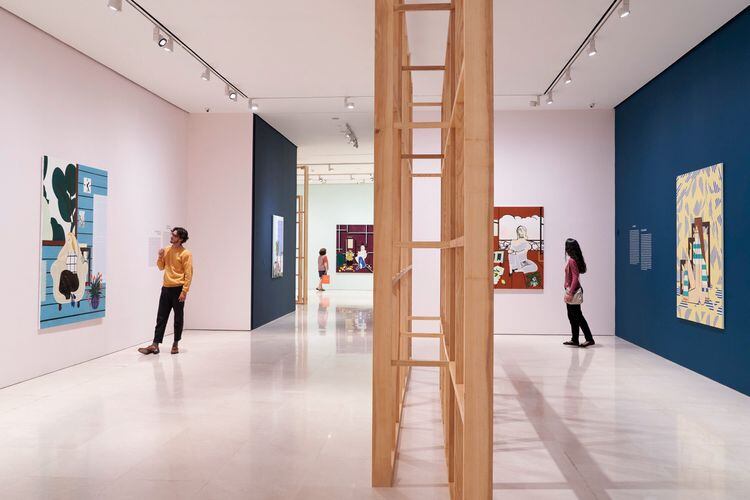 Vista de una de las salas de la exposición Genius Loci en el Museo Picasso de Málaga