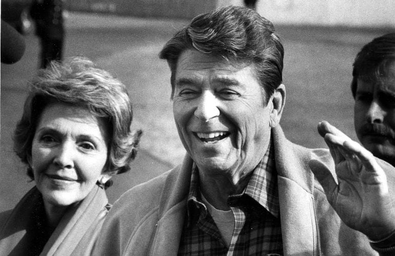 Nancy y Ronald Reagan, en una fotografía de archivo. 