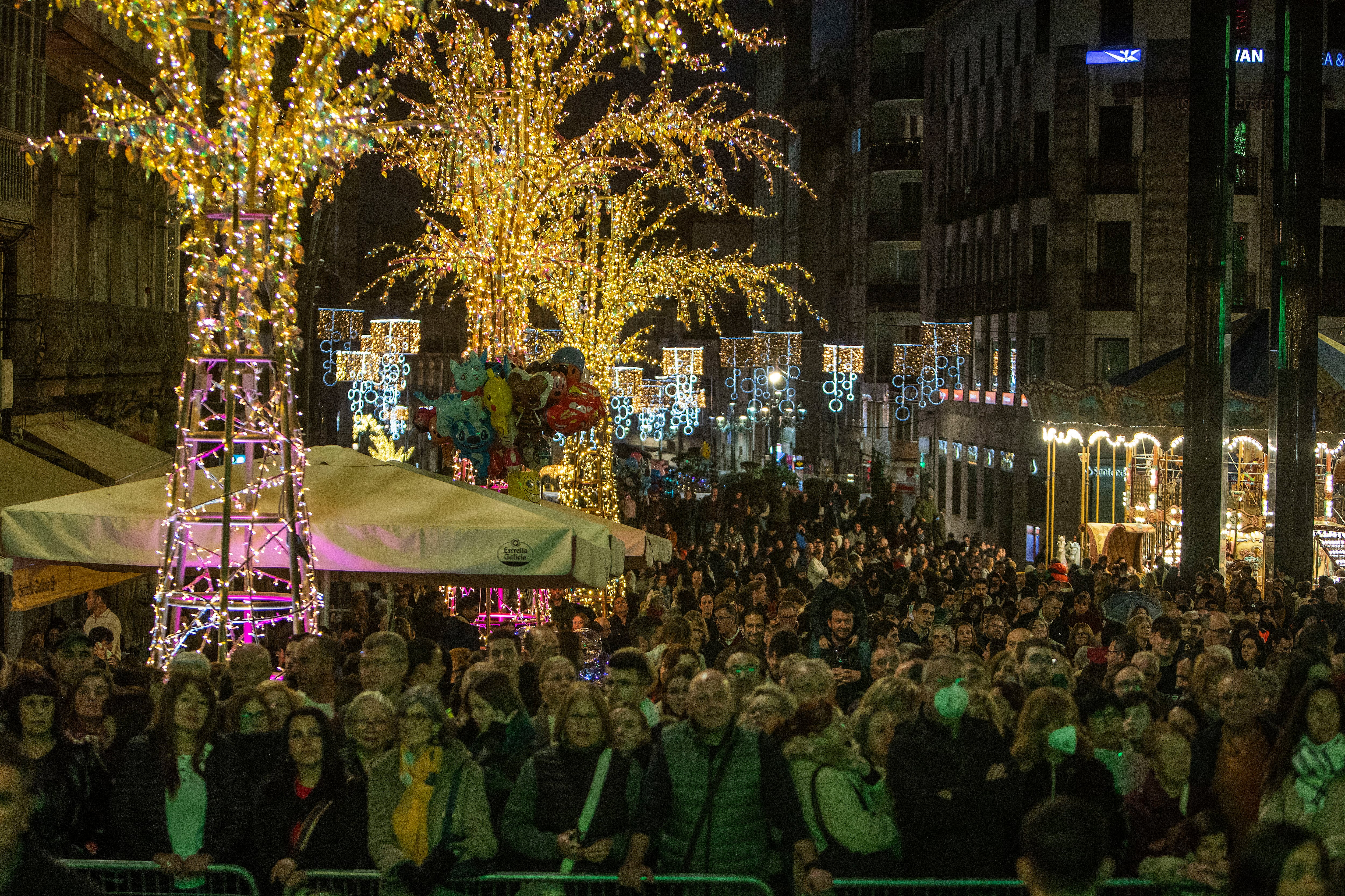 Encendido de las luces de NavidadEFE / Salvador Sas
