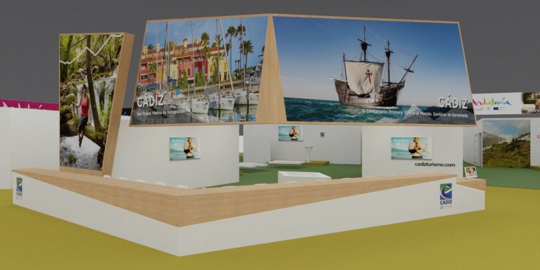 Imagen del stand del Patronato Provincial de Turismo en Fitur