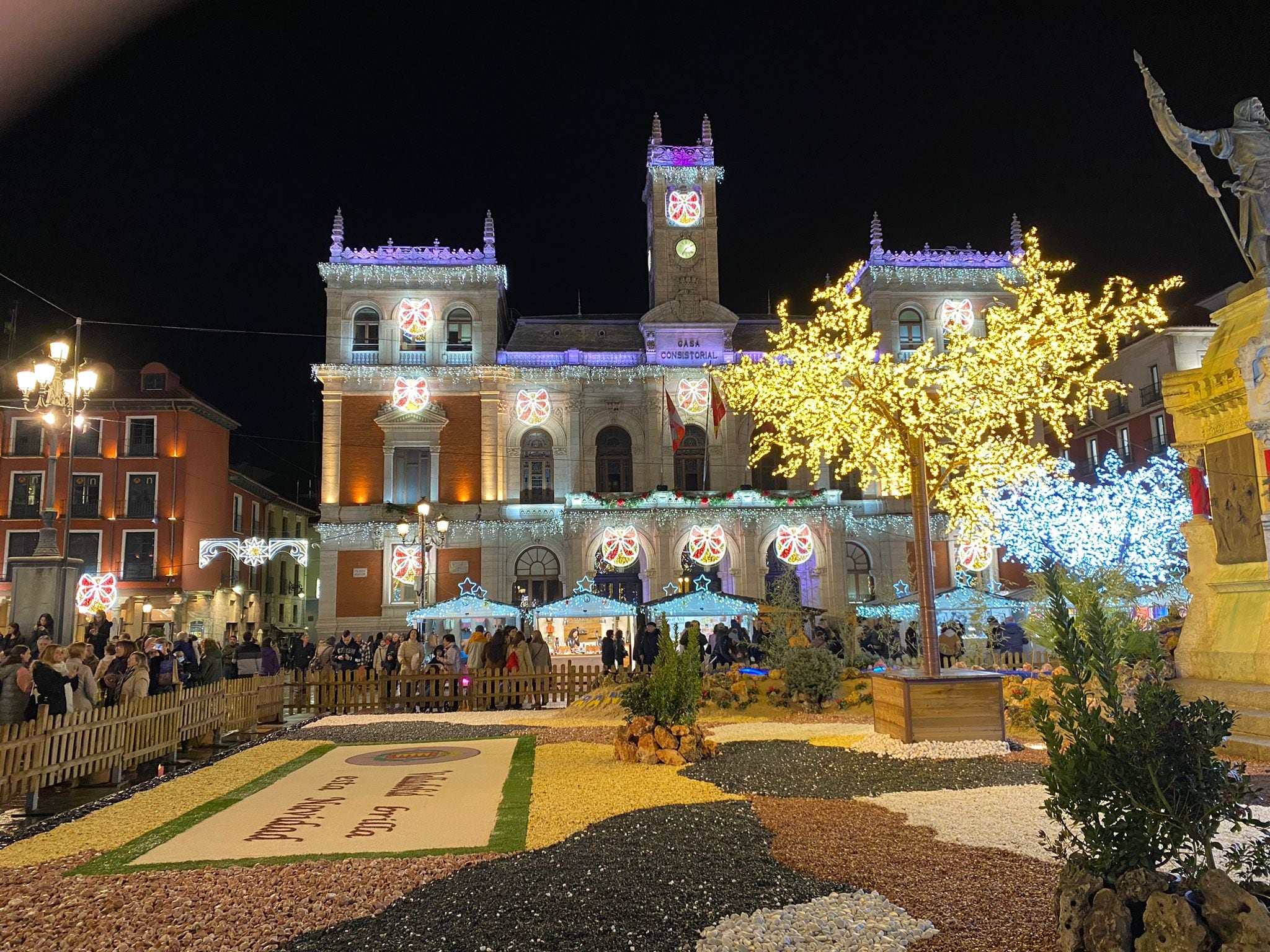 Encendido de las luces de Navidad en Valladolid