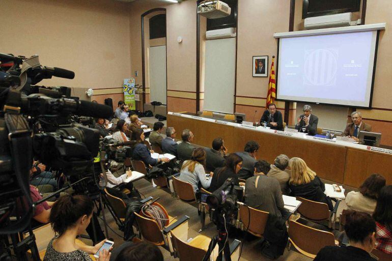 Roda de premsa per informar dels casos d'enterovirus detectats a Catalunya