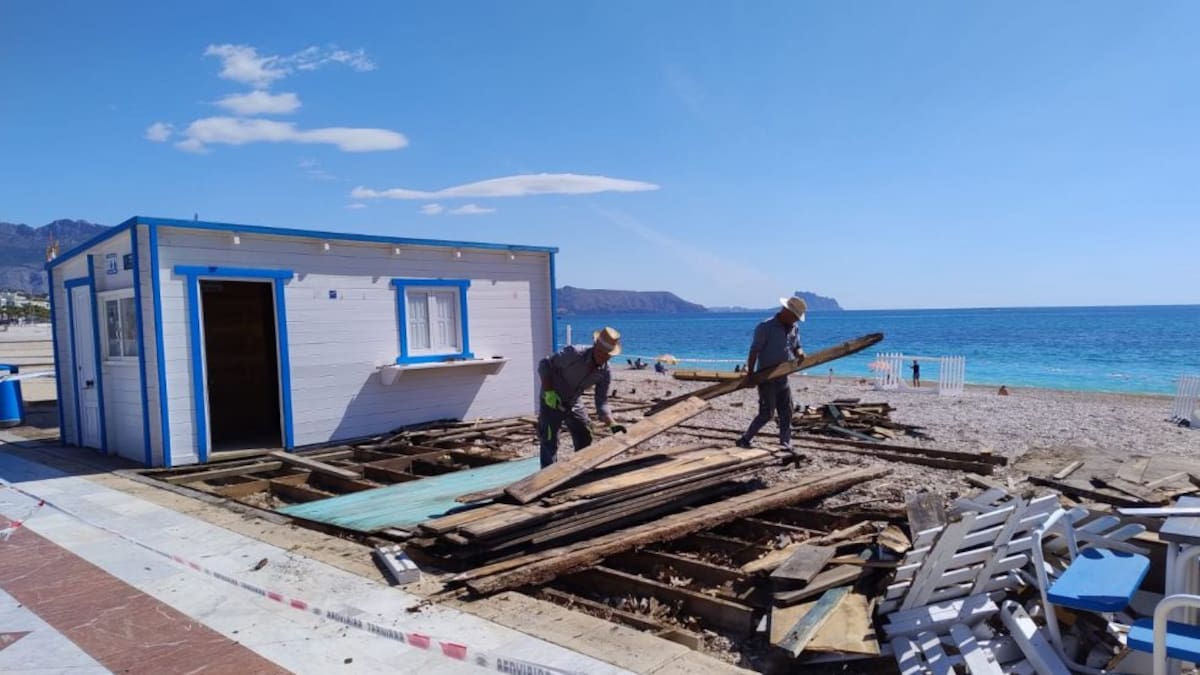 El Racó de l’Albir tendrá nueva biblioplaya y puesto de socorrismo en dos semanas