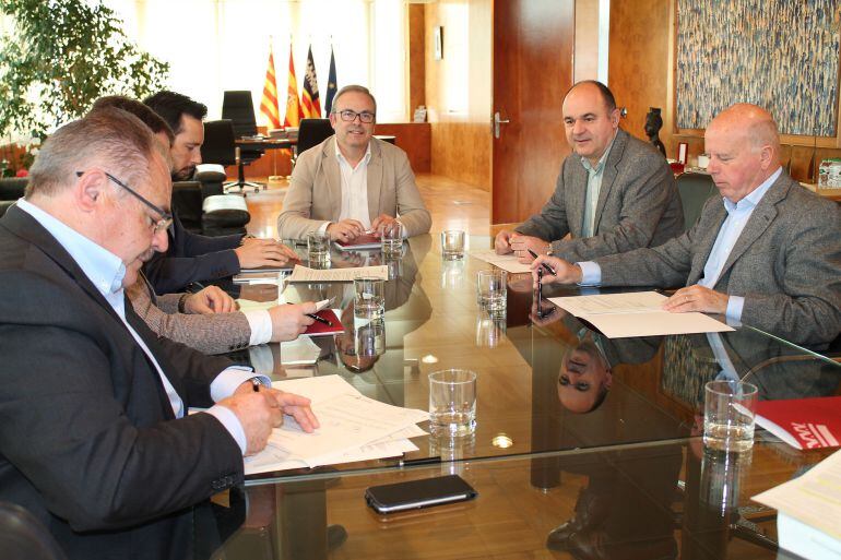 Imagen de archivo de un Consell de Alcaldes de Ibiza