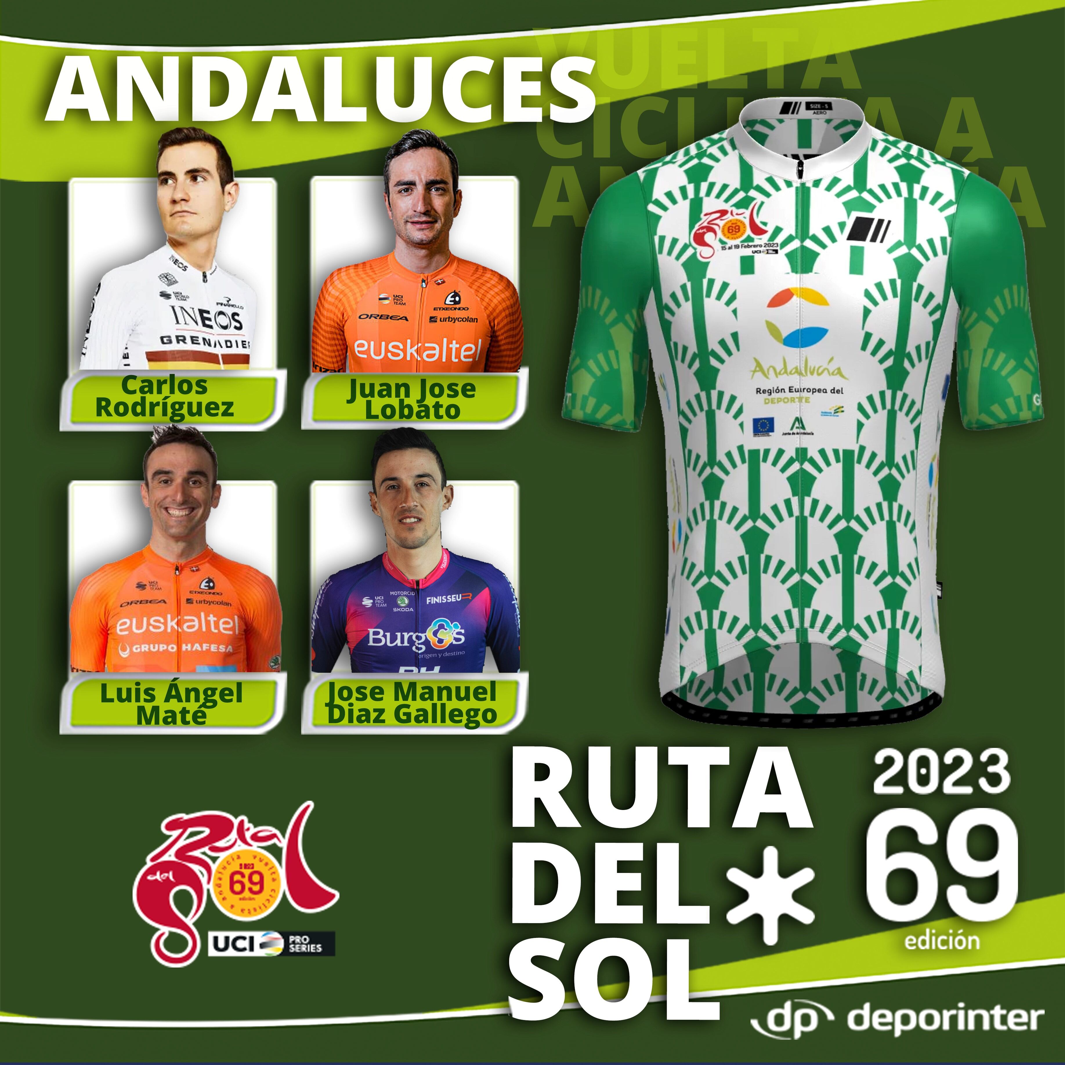 El malagueño Luis Ángel Maté, disputará la Ruta del Sol que comienza este miércoles en Jaén