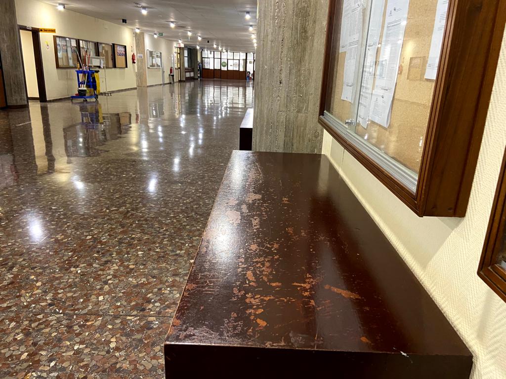 Interior del Edificio Blanco de Málaga