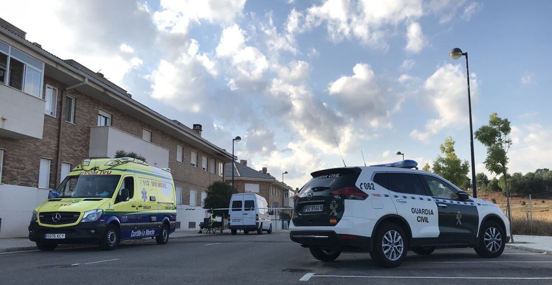 Calle Raso de la urbanización Dehesa II de Arcas (Cuenca), donde se montó el dispositivo de la Guardia Civil. 