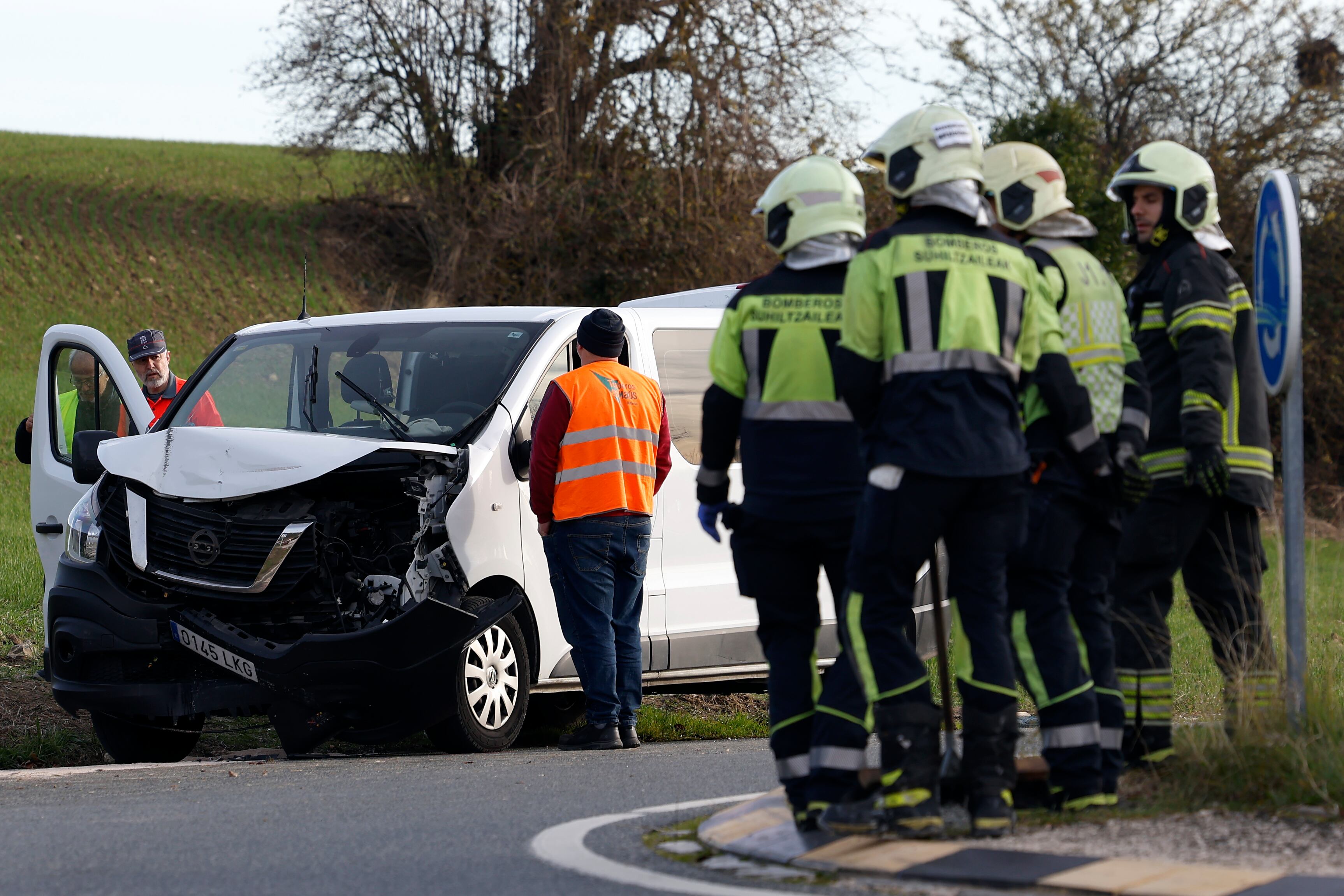 Navarra ha registrado en el mes de febrero 47 accidentes de tráfico con víctimas, de las cuales 3 han resultado fallecidas y 65 heridas