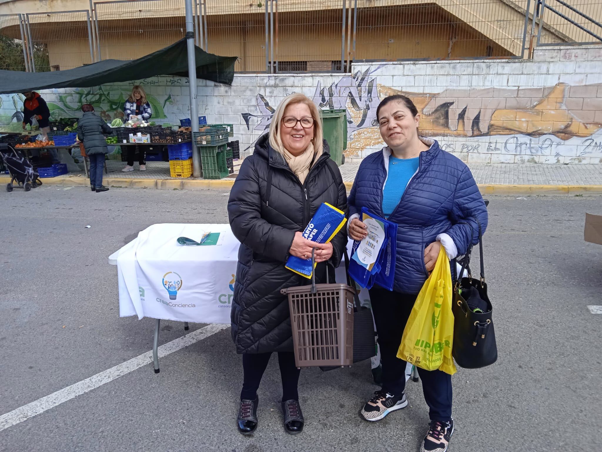 Vecinos de Biar en la campaña