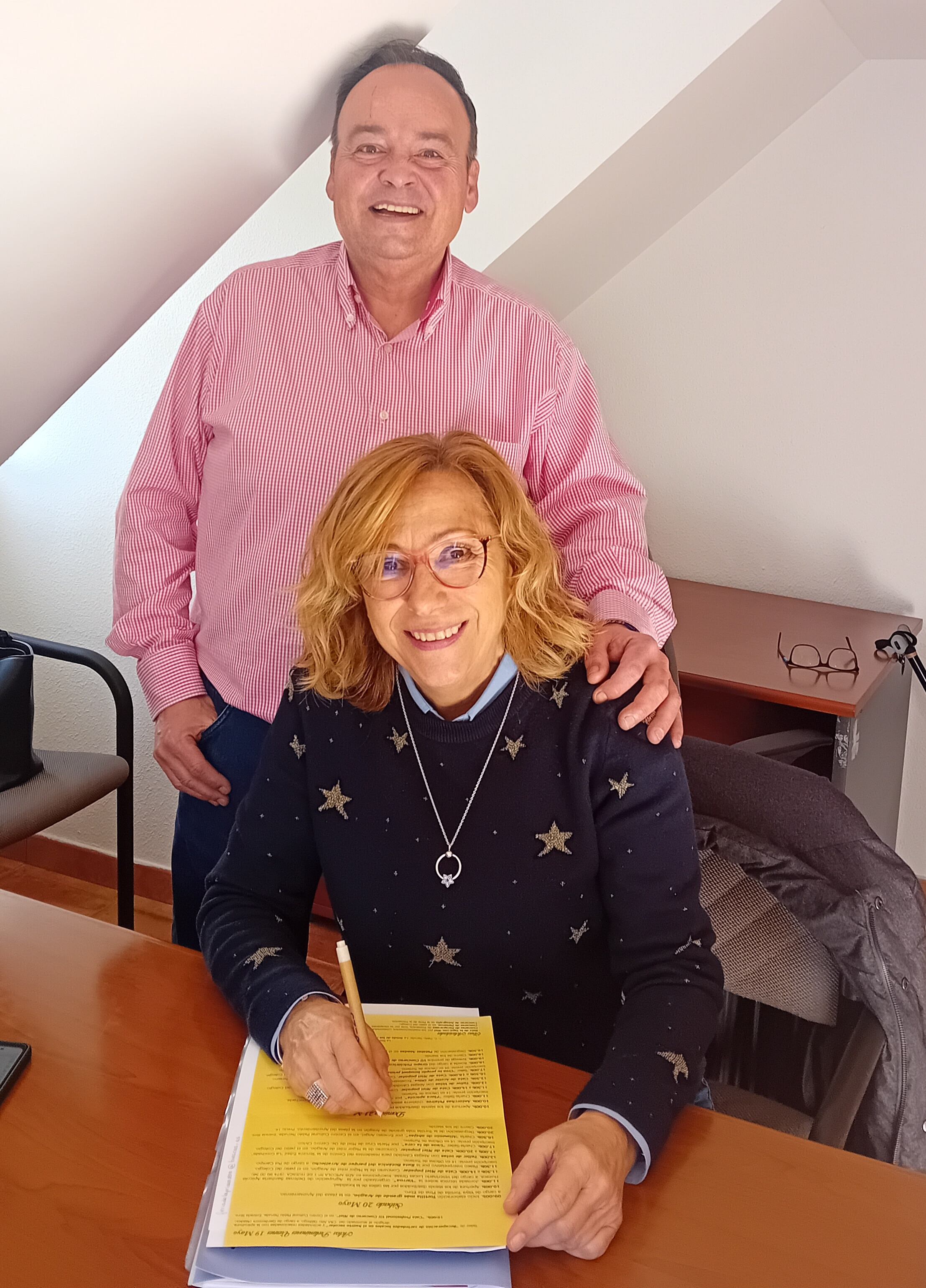 Isabel Manglano y Fernando Larrosa