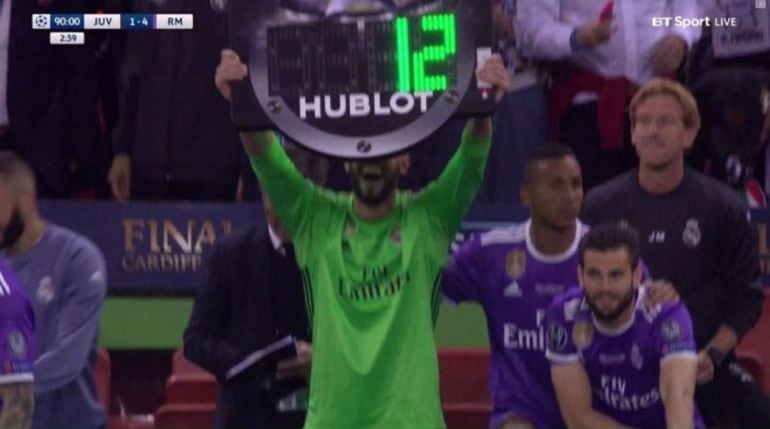 La celebración de Kiko Casilla 