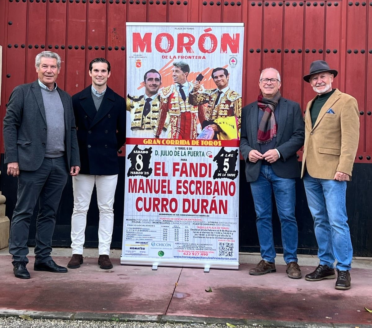 Presentación del cartel del 8 de marzo en Morón