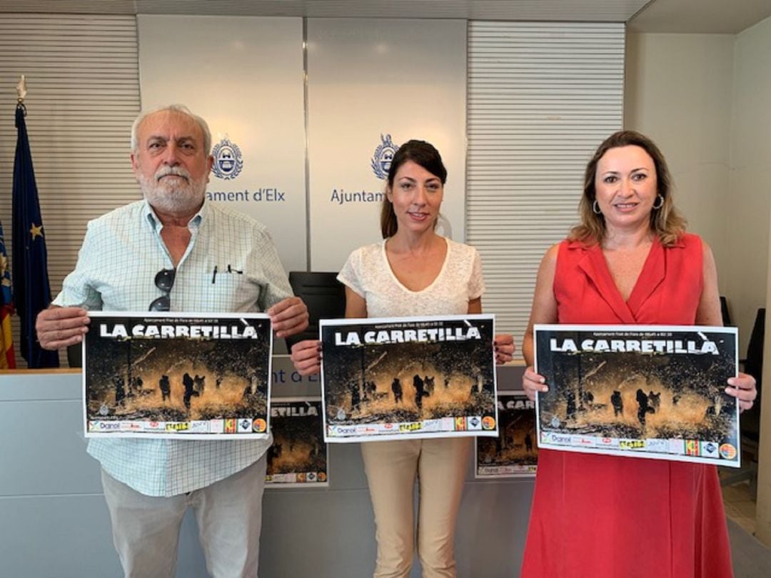 Jaime Sánchez, Mariola Galiana y Cristina Medina
