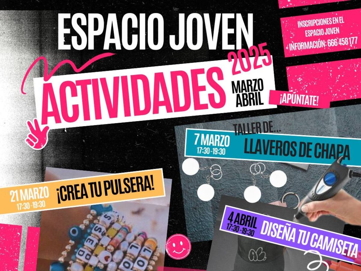 El programa Viernes Creativos llega al Espacio Joven de Barbastro en marzo y abril con tres talleres