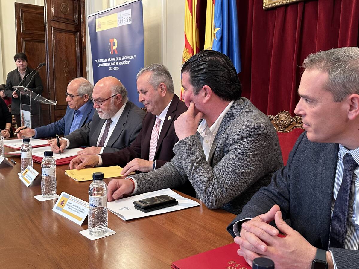El Ministerio aporta 65'5 millones de euros para modernización hídrica y energética de la zona regable de Riegos del Alto Aragón
