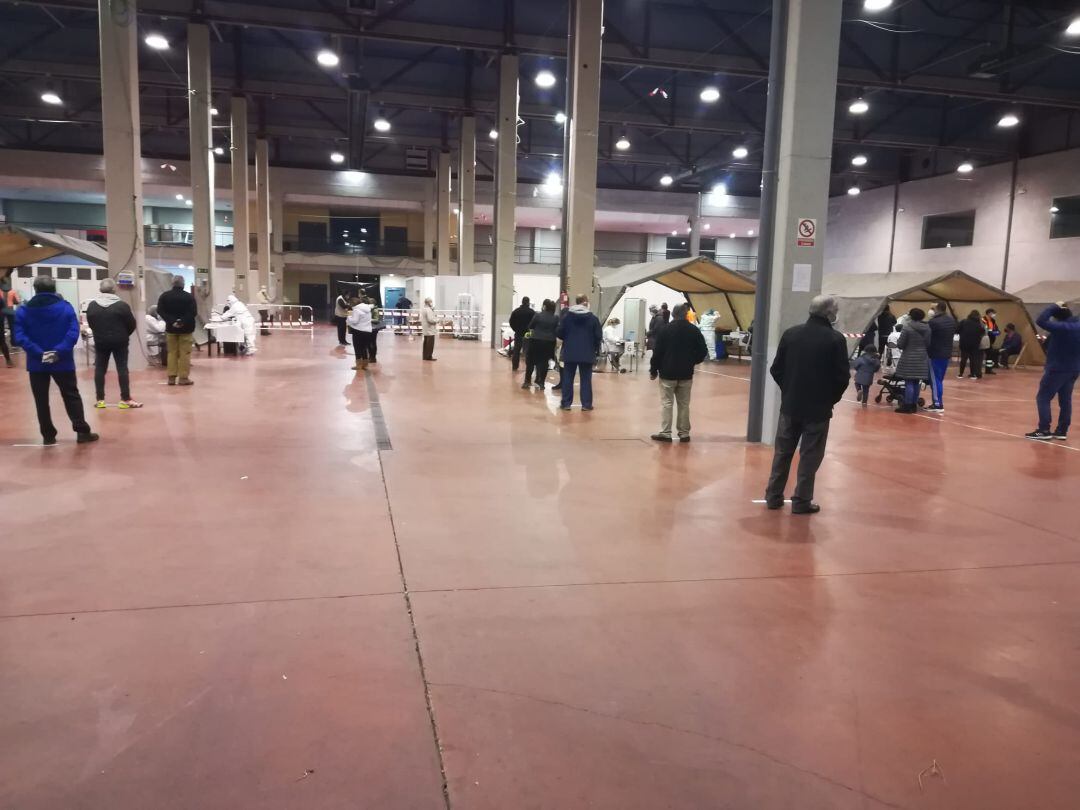 Imagen del cribado masivo de Aranda