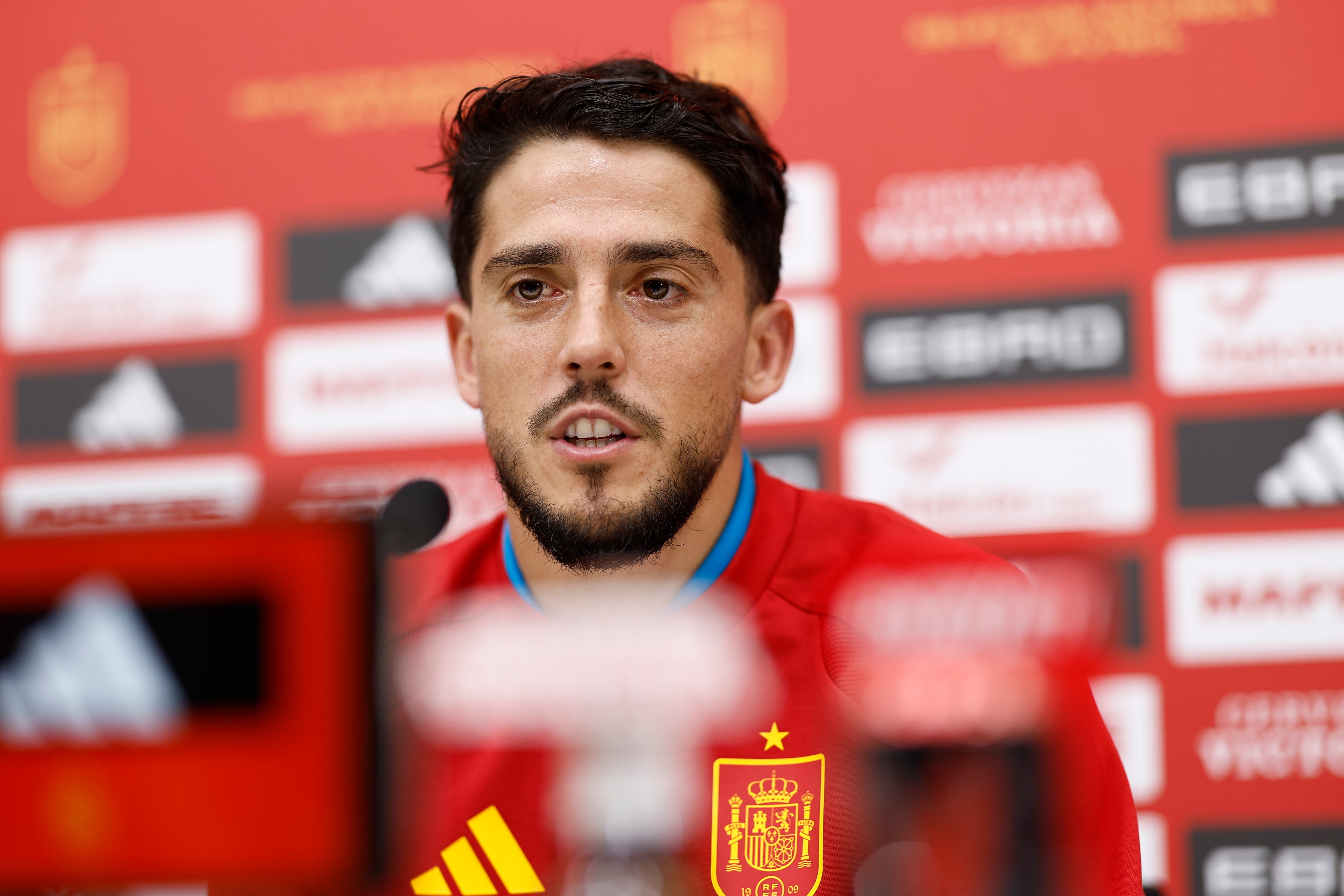 Rueda de prensa de Pablo Fornals como internacional español