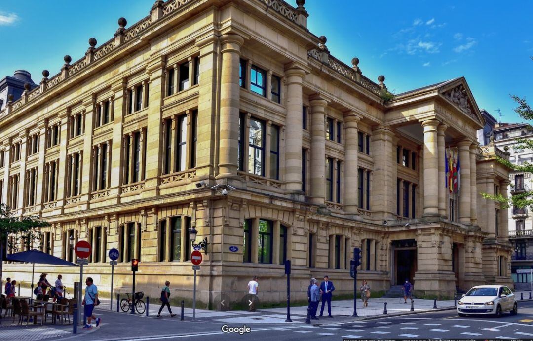 Vista de la Audiencia Provincial de Gipuzkoa.