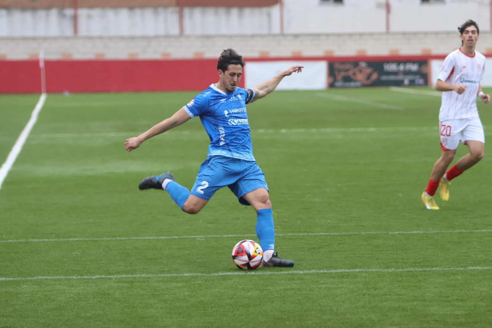 Marcelo durante el partido ante La Palma