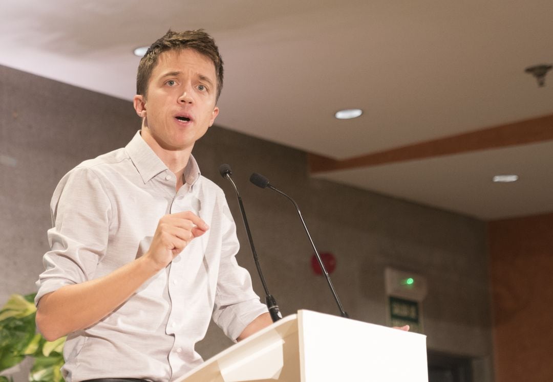 Íñigo Errejón durante una intervención en A Coruña.