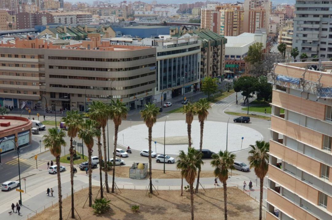 Recreación de la plaza de la Solidaridad