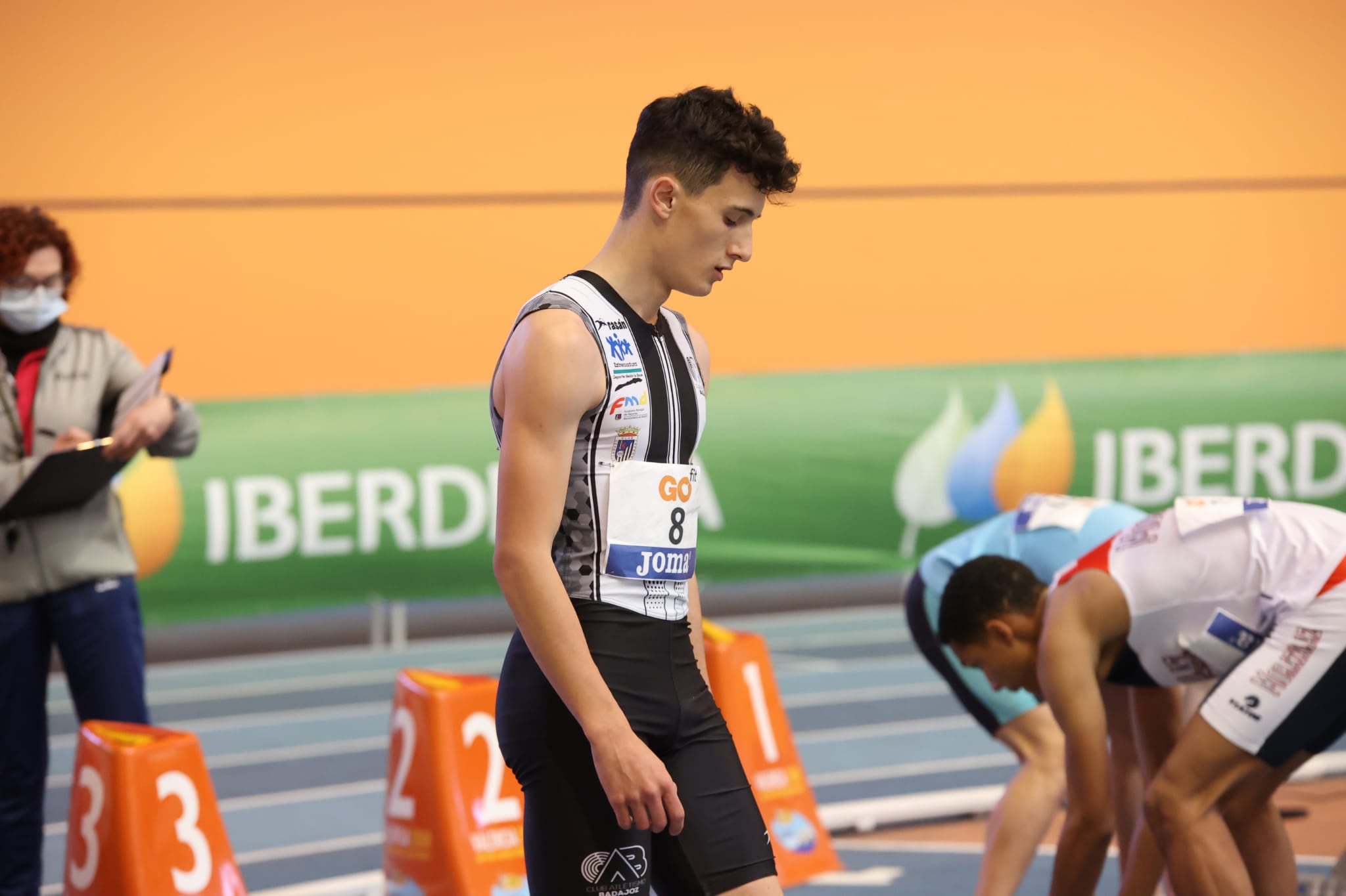 Jorge Hernández, medalla de bronce nacional sub-18 en 60 metros lisos.