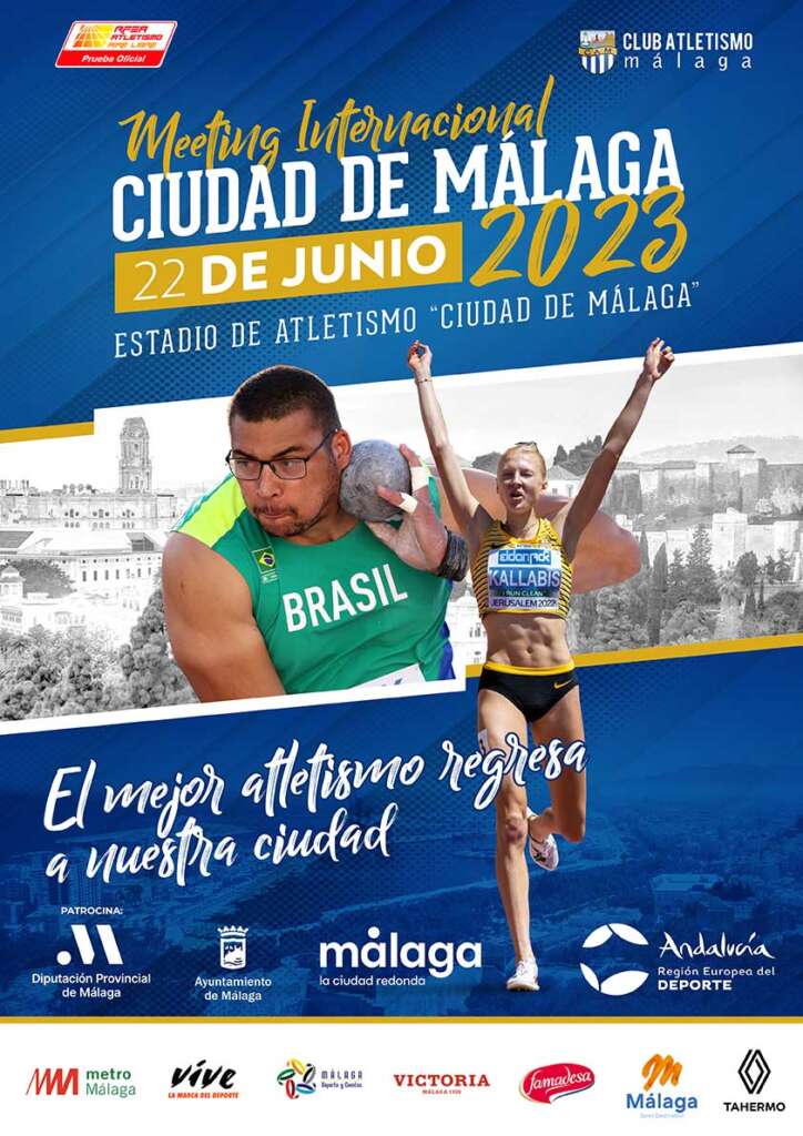 Un gran evento de atletismo este jueves en el estadio Ciudad de Málaga