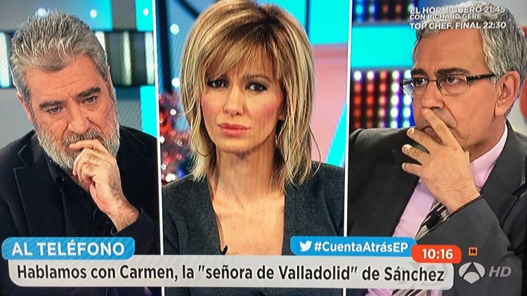 Susanna Griso y los tertulianos escuchan el relato de Carmen, &quot;la señora de Valladolid&quot; 