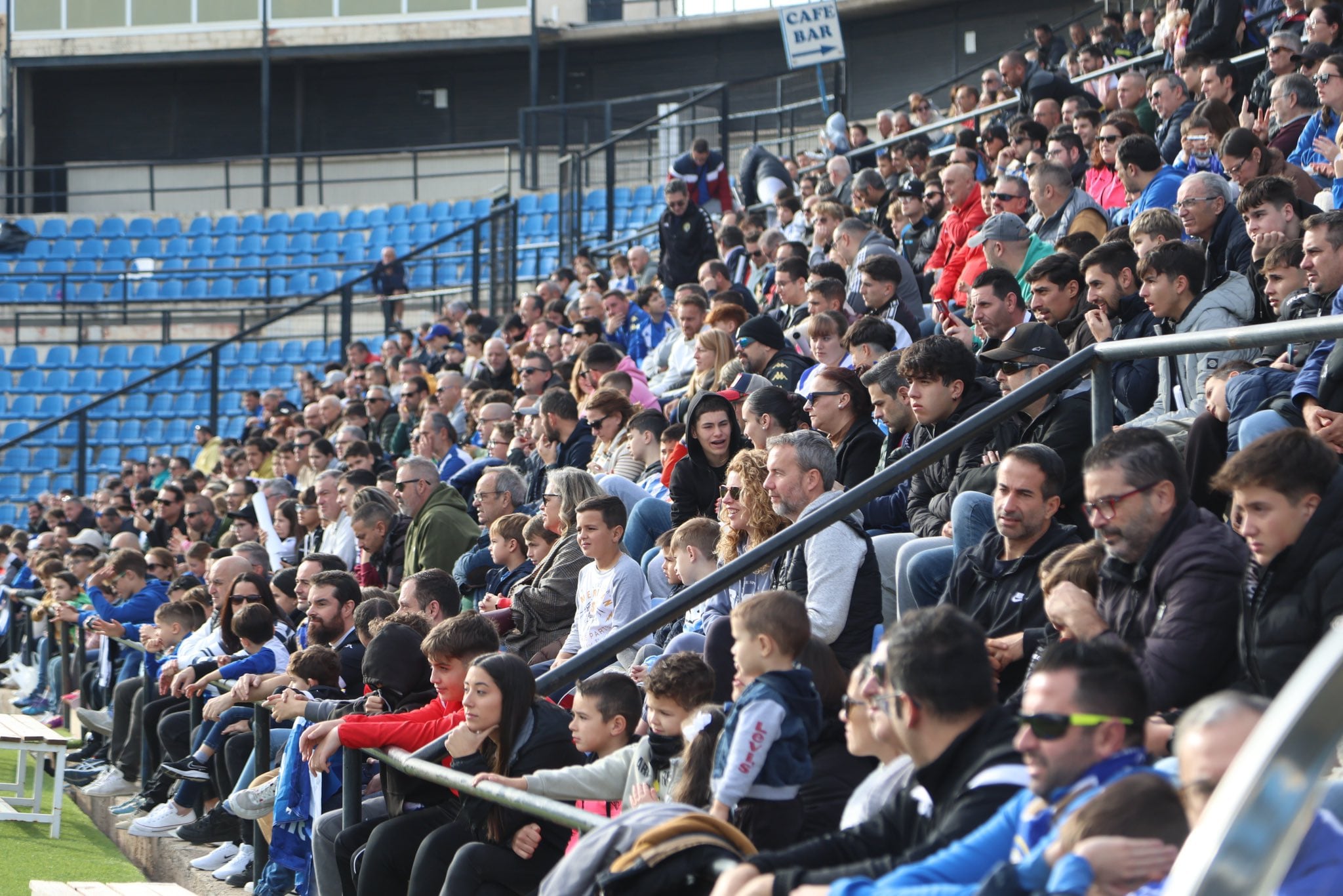 Entrenamiento a puertas abiertas en el Rico Pérez. Foto: Hércules CF