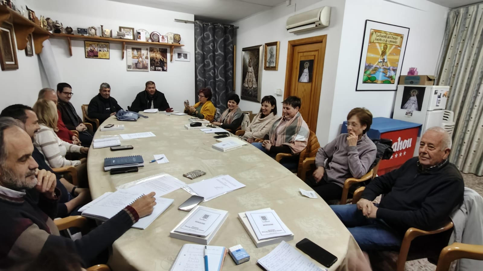 reunión de la Junta de la Virgen