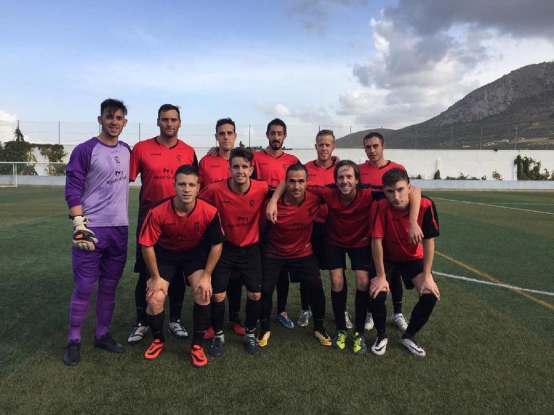 Once inicial en el encuentro frente al CD Jimena CF