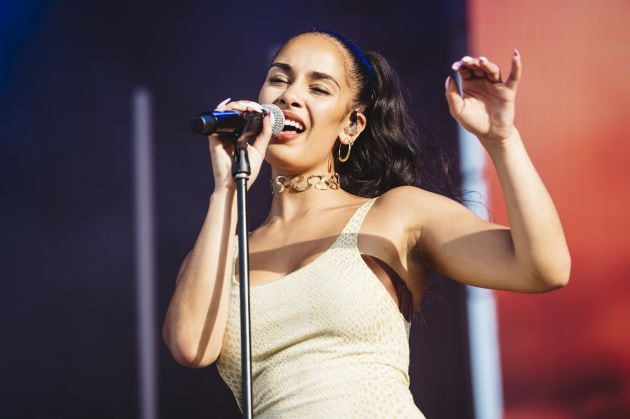 Jorja Smith, durante su actuación en el Mad Cool.