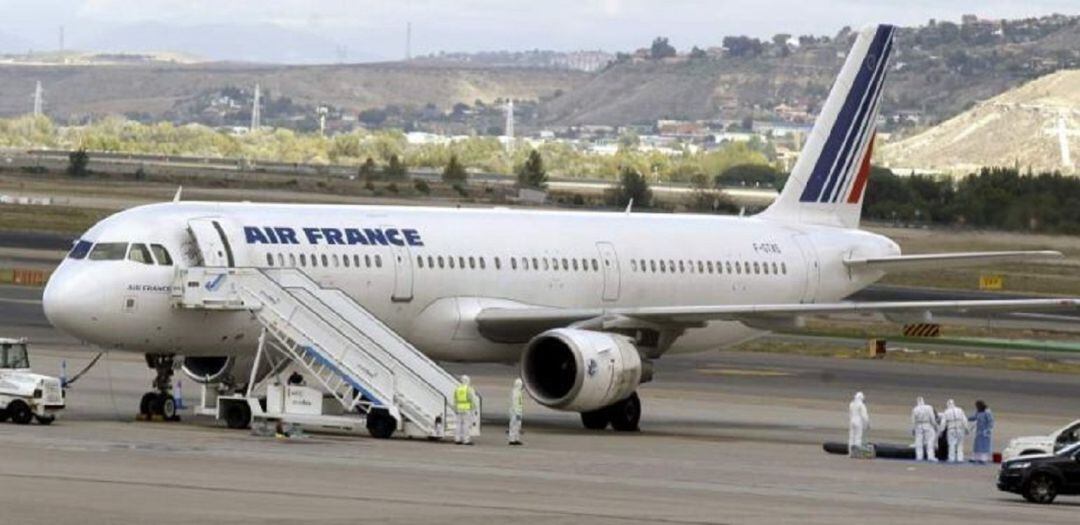 Un avión de Air France.