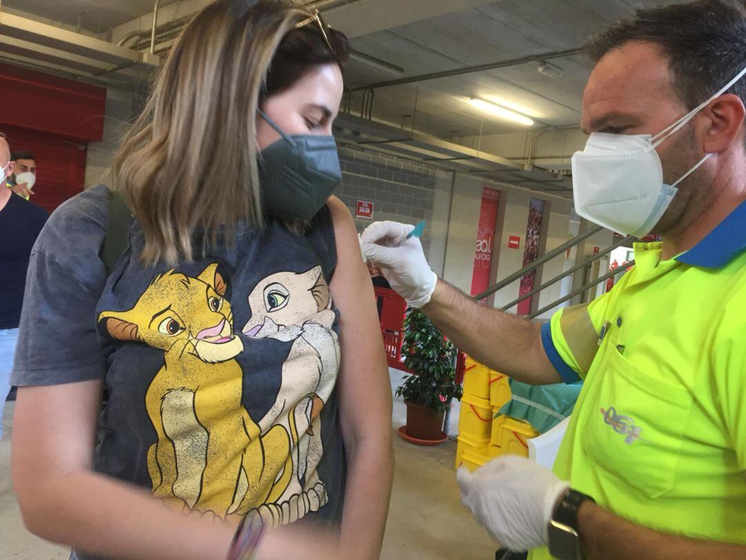 Vacunación este martes en Nueva Condomina