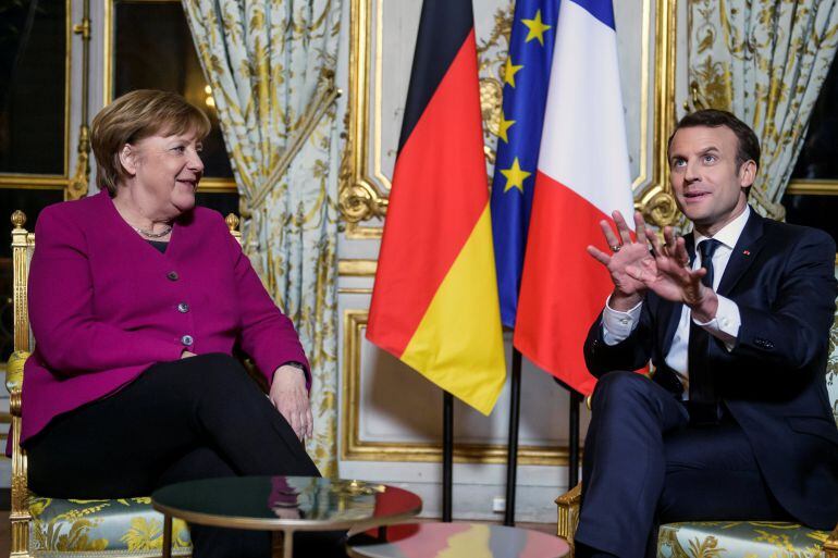 Merkel y Macron apuestan por un nuevo impulso franco-alemán para avanzar en Europa