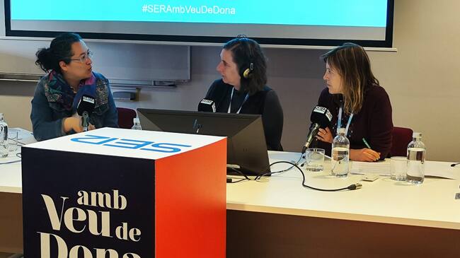 Cristina Rodríguez, del Centre Dolors Piera i Núria Camps, coordinadora de Compromís Social, Igualtat i Cooperació han parlat dels plans d'igualtat interns de la Universitat de Lleida.