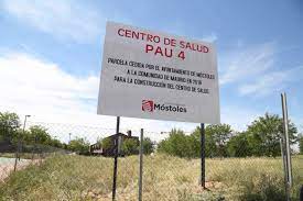 Parcela dónde se construirá el centro de salud del PAU-4 de Móstoles