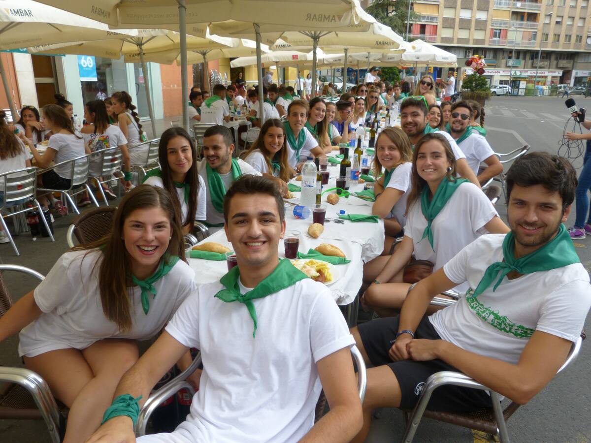 Miles de almuerzos para abrir la fiesta