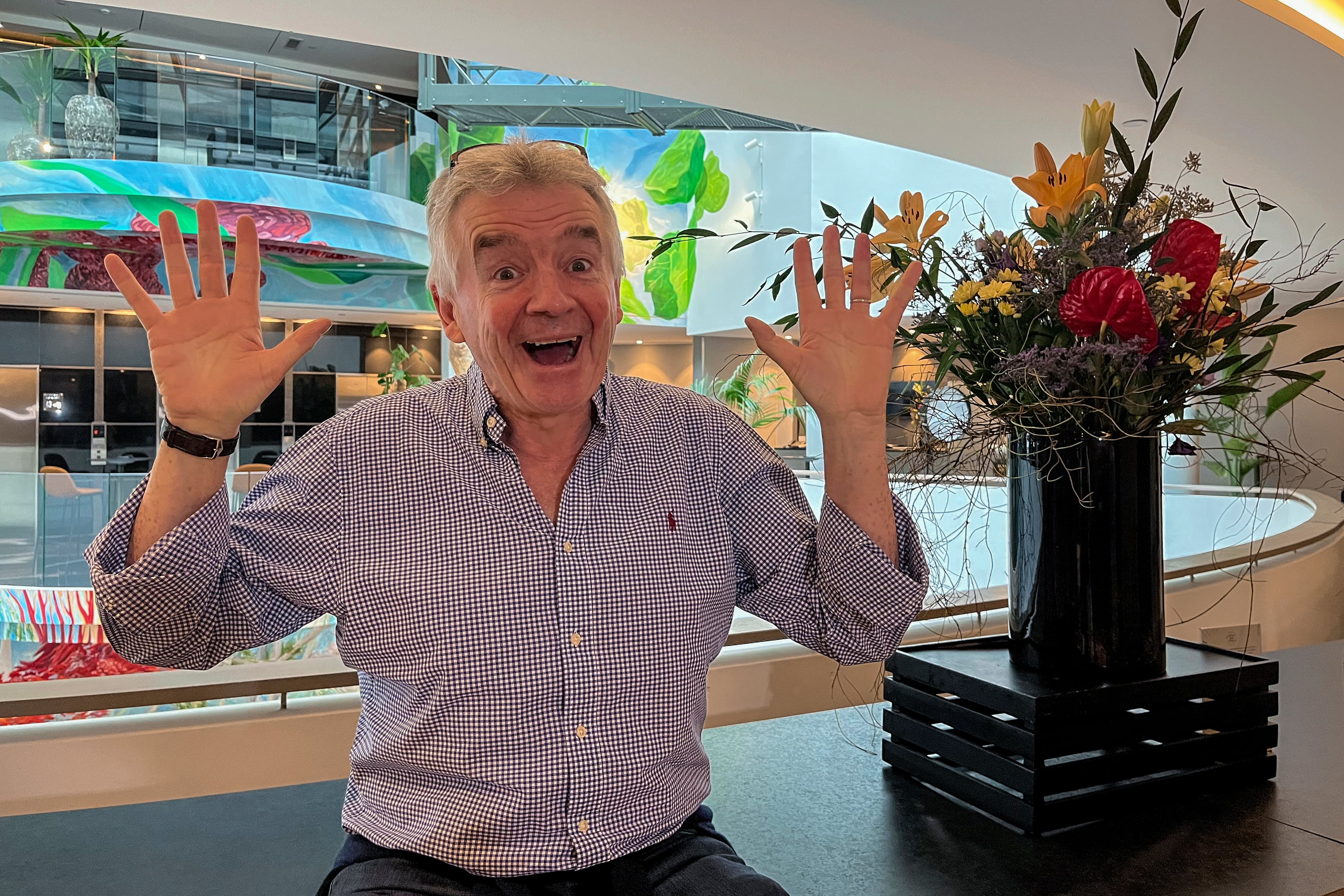 El fundador y presidente de Ryanair, Michael O&#039;Leary